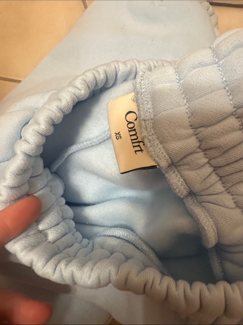Comfrt jogger pastel collection, baby blue size XS brand new with tags. - Picture 2 of 4